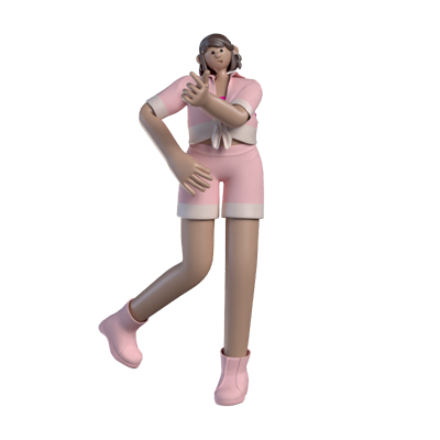 Fashion Woman 3D Character 3D Graphic