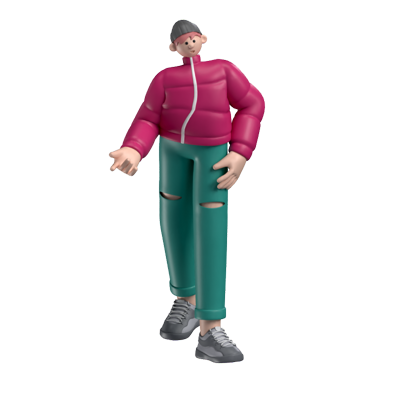 Fashion Man Personaje 3D 3D Graphic