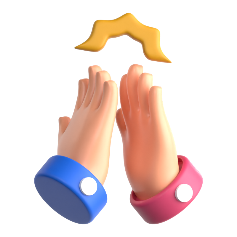 High Five 3D Icon