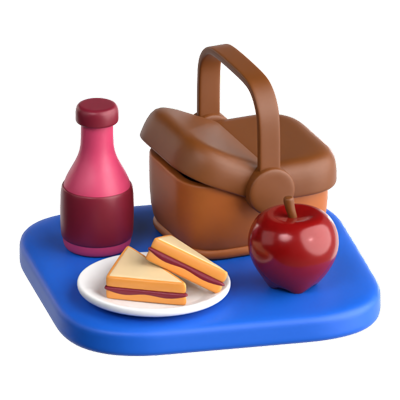 picknick 3d-symbol 3D Graphic