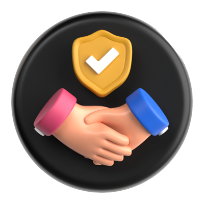 Trust 3D Icon 3D Graphic