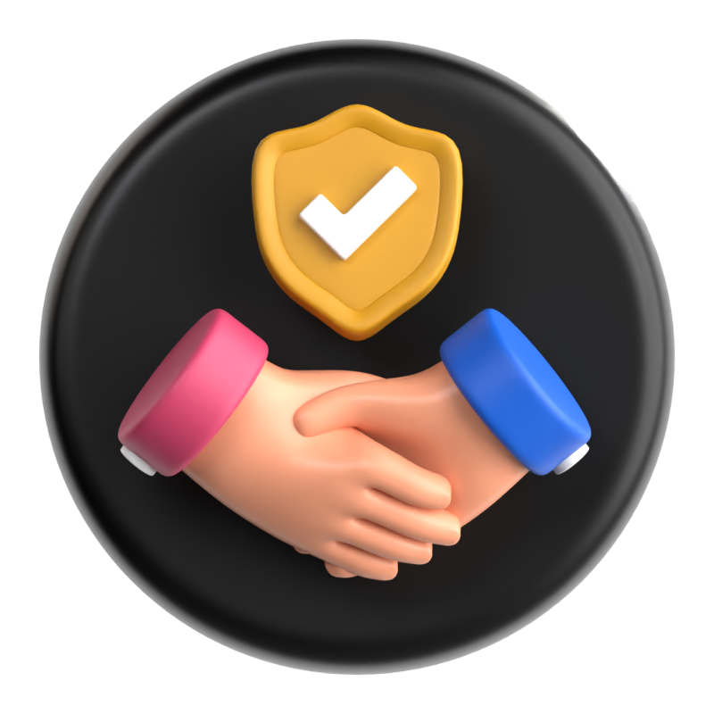 Trust 3D Icon 3D Graphic