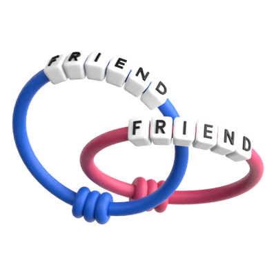 Friendship Bracelet 3D Icon 3D Graphic