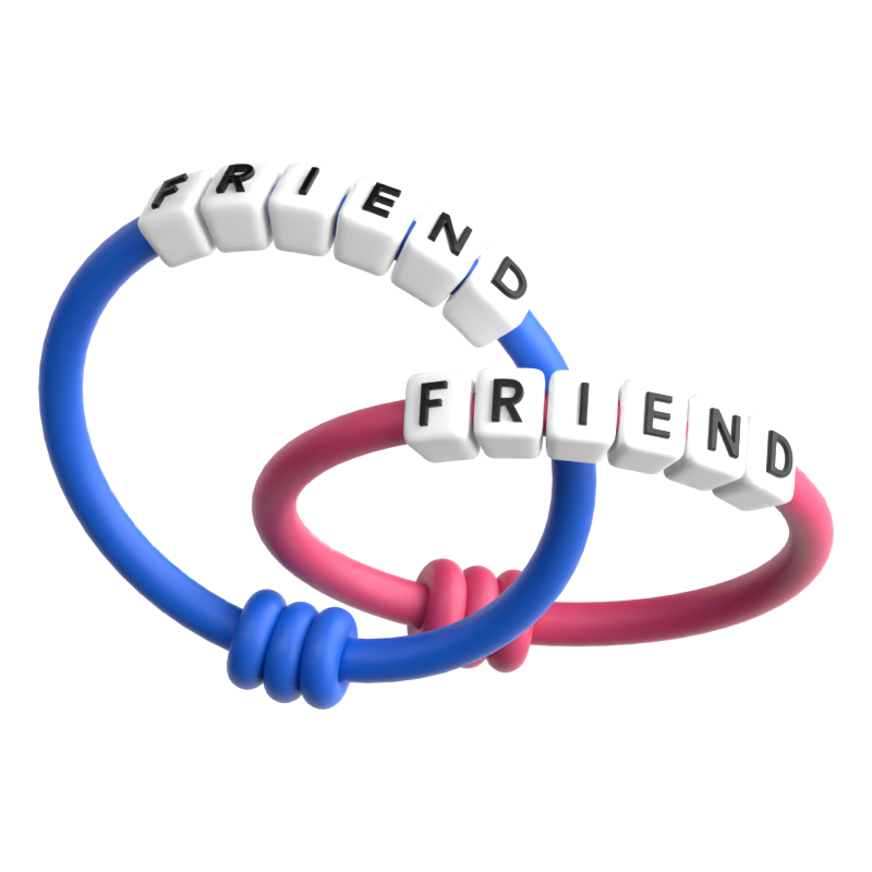 Friendship Bracelet 3D Icon 3D Graphic