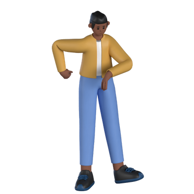 Casual Boy 3D Character 3D Graphic