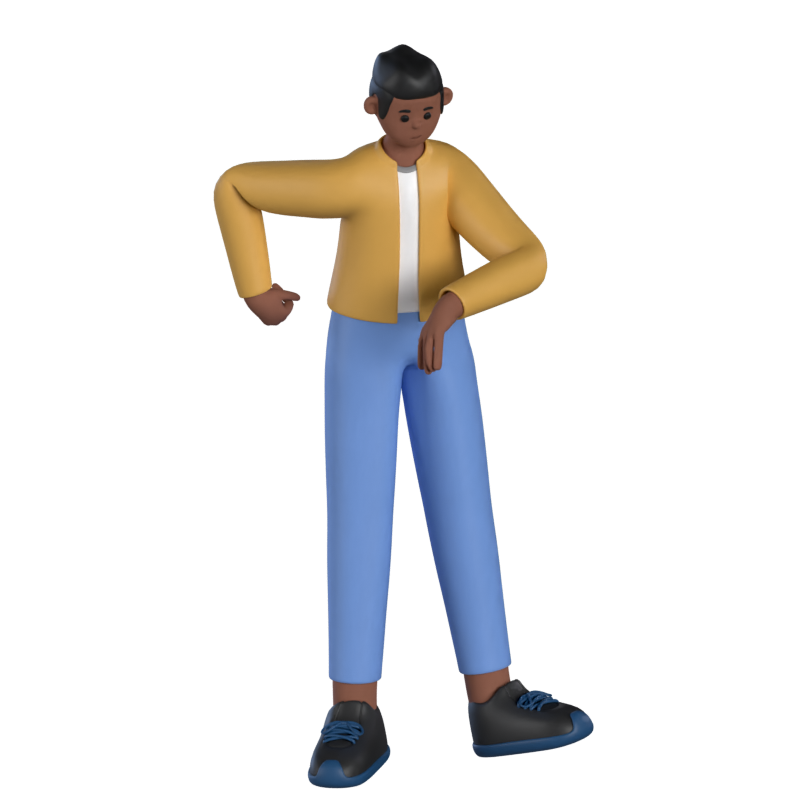 Casual Boy Personaje 3D