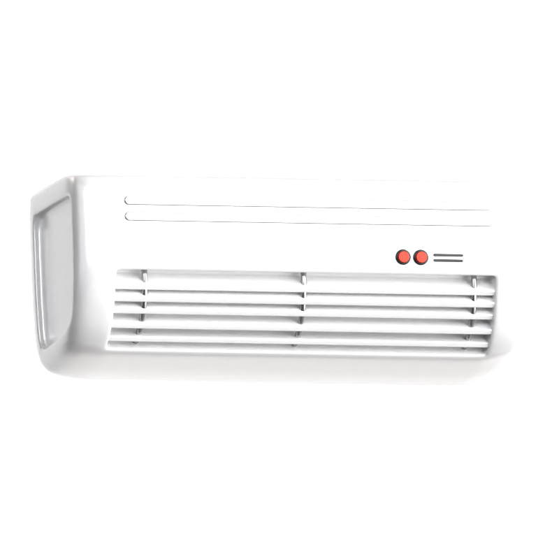 Air Conditioner 3D Icon 3D Graphic