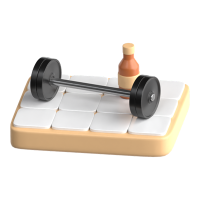 Gym 3D Icon 3D Graphic