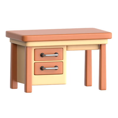 Desk 3D Icon 3D Graphic