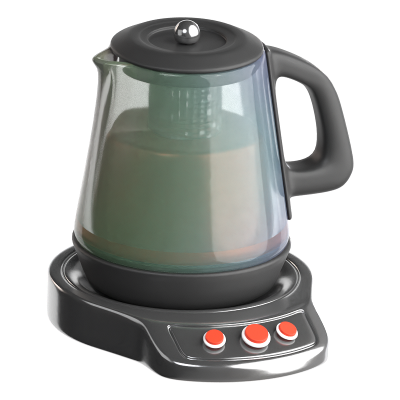 Tea Maker 3D Icon 3D Graphic