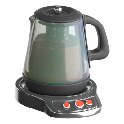 Tea Maker 3D Icon 3D Graphic