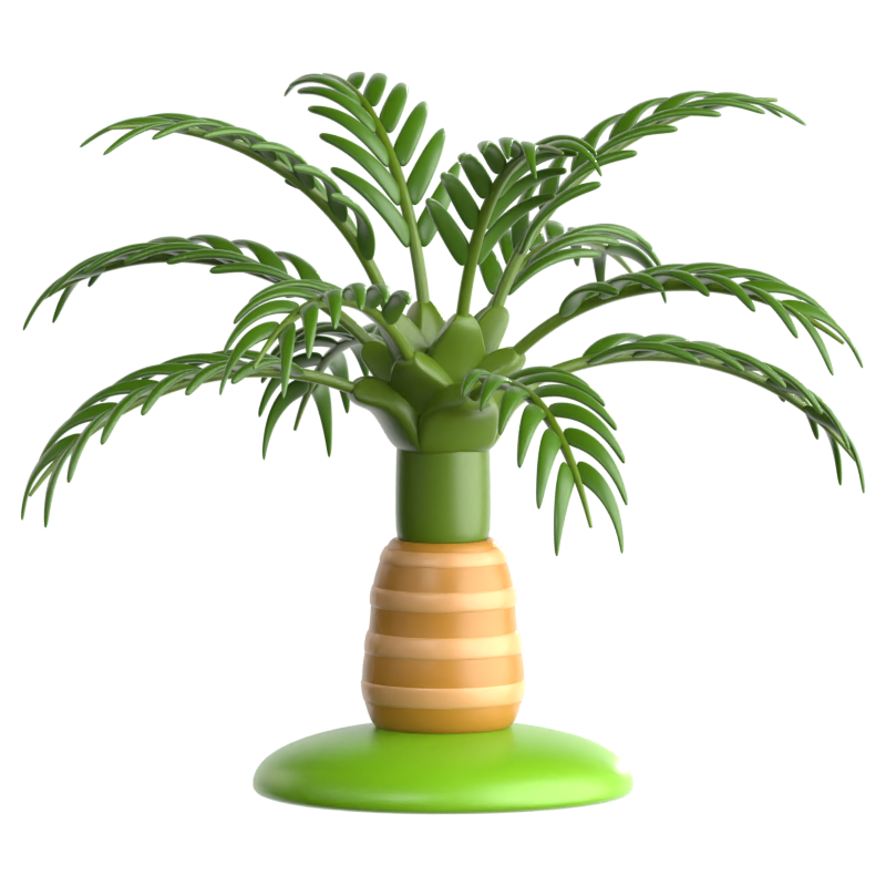 Cuban Royal Palm 3D Icon 3D Graphic