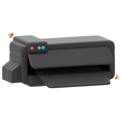 Printer 3D Icon 3D Graphic