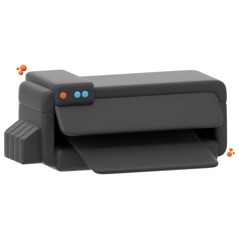 Printer 3D Icon 3D Graphic