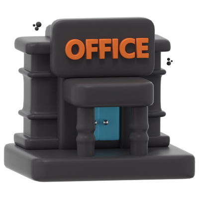 Office Building 3D Icon 3D Graphic