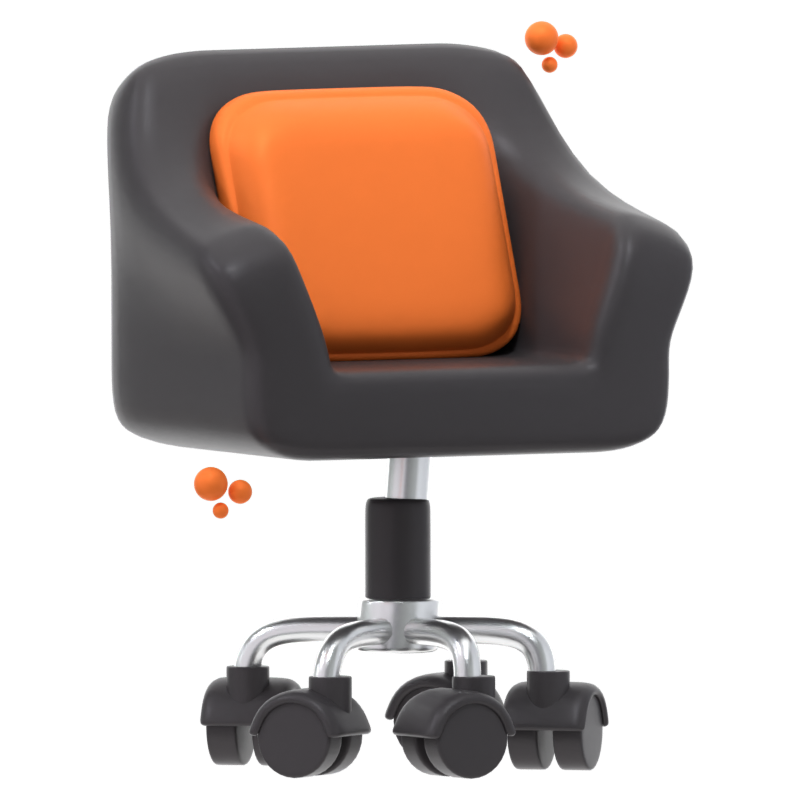 Office Chair 3D Icon 3D Graphic