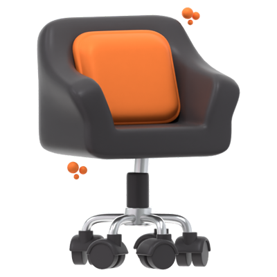 Office Chair 3D Icon 3D Graphic