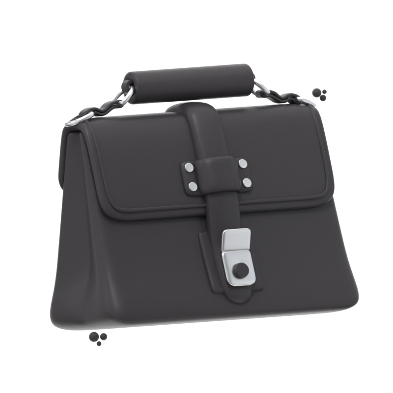 Briefcase 3D Icon