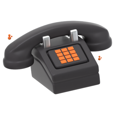 Telephone 3D Icon 3D Graphic