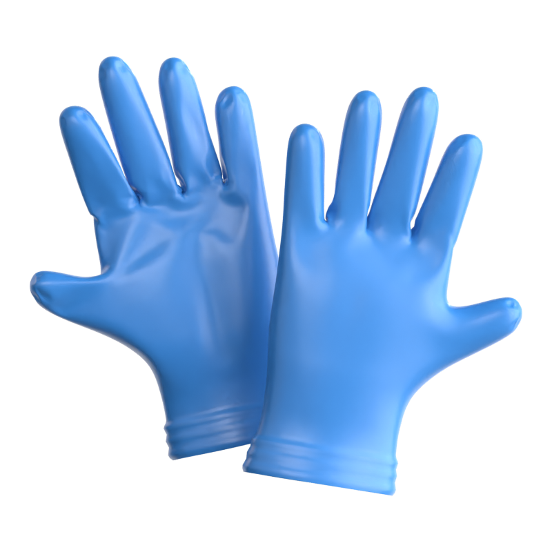 Medical Glove 3D Icon 3D Graphic