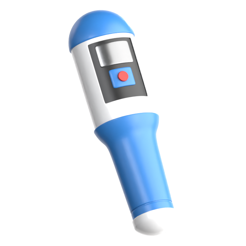 Thermometer 3D-Symbol