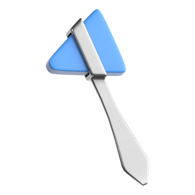 Reflexhammer 3D-Symbol 3D Graphic