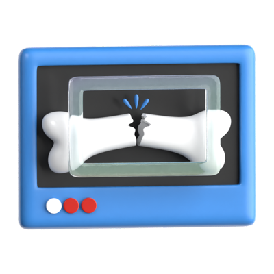 X Ray 3D Icon 3D Graphic