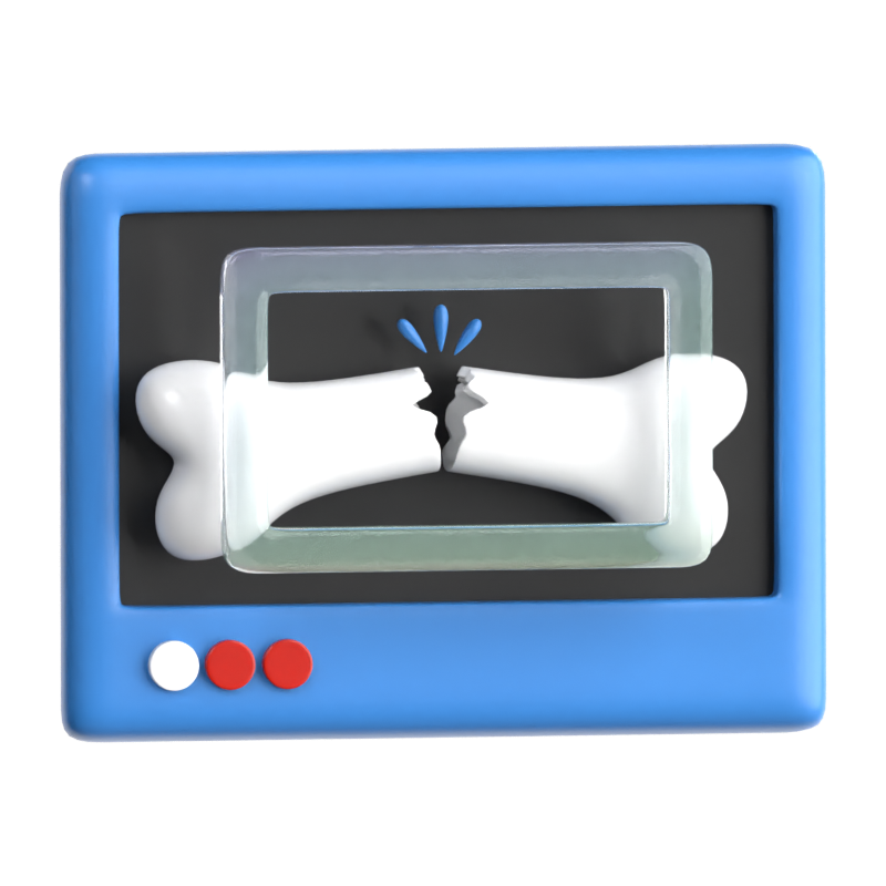 X Ray 3D Icon 3D Graphic