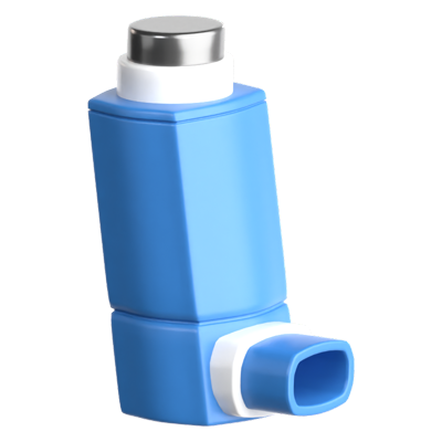 Inhalator 3D-Symbol 3D Graphic