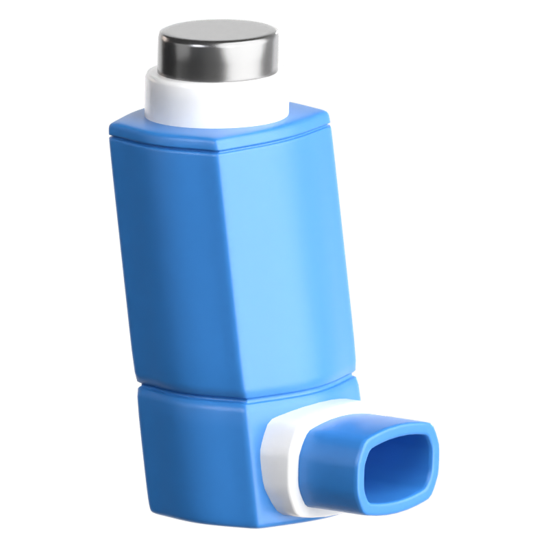 Inhaler 3D Icon 3D Graphic