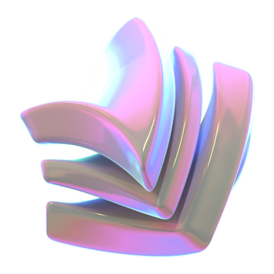 hologramm geometrisch abstrakt würfel 3d icon 3D Graphic