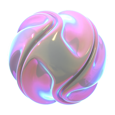 hologramm geometrische abstrakte kugel 3d icon 3D Graphic