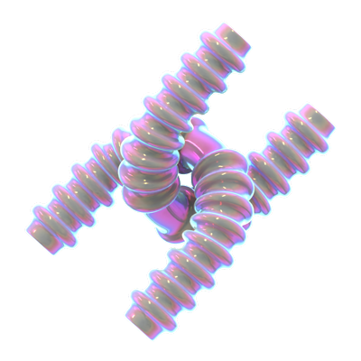 ícone 3d de objeto abstrato geométrico de holograma 3D Graphic