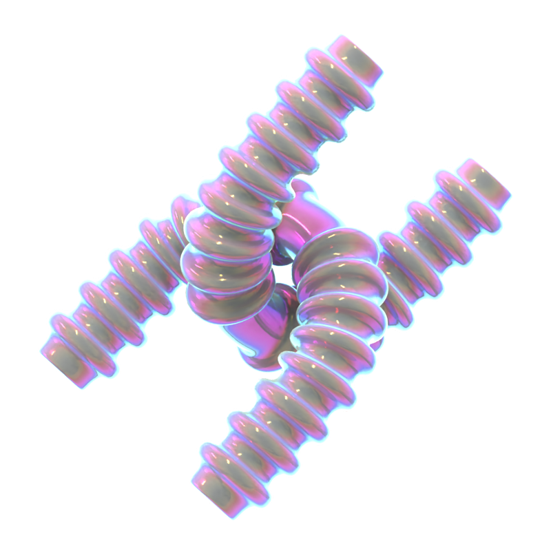 Holograma Geométrico Objeto Abstracto Icono 3D