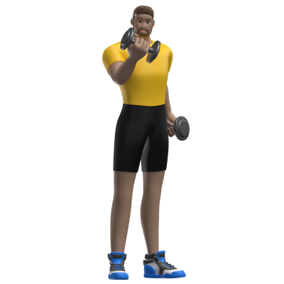 Coach 3D Character 3D Graphic