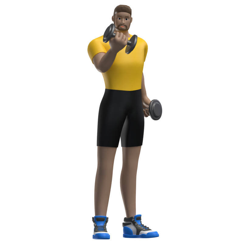 Entrenador Personaje 3D