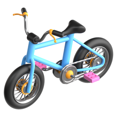 Bicicleta Icono 3D 3D Graphic