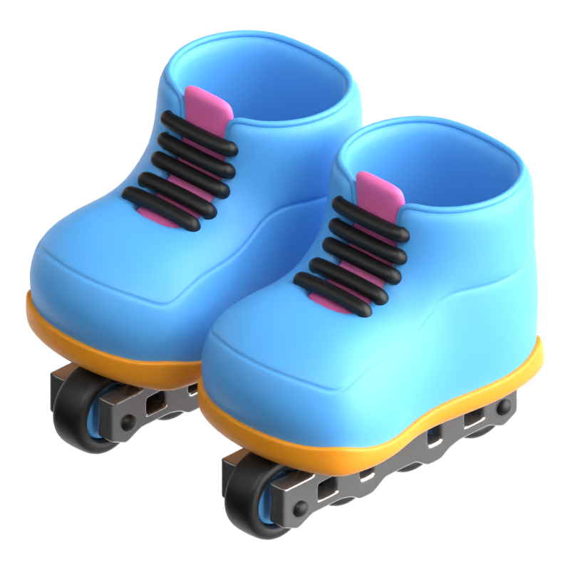 Rollerblade 3D Icon 3D Graphic