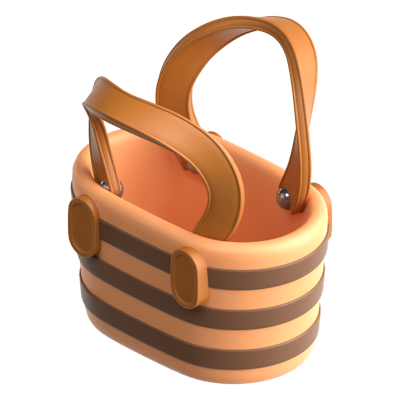 Beach Bag 3D Icon 3D Graphic