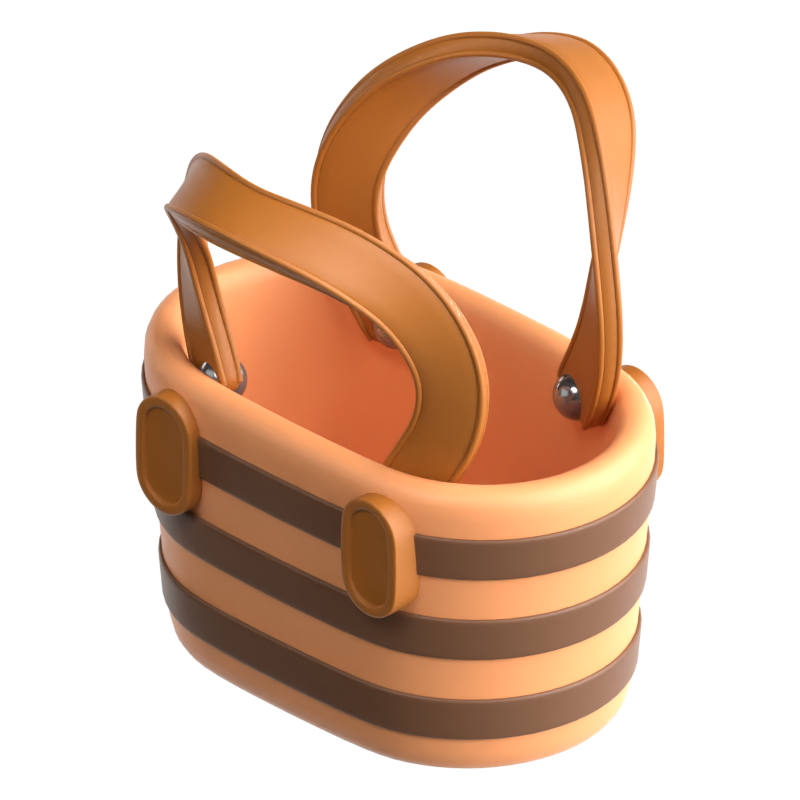 Beach Bag 3D Icon