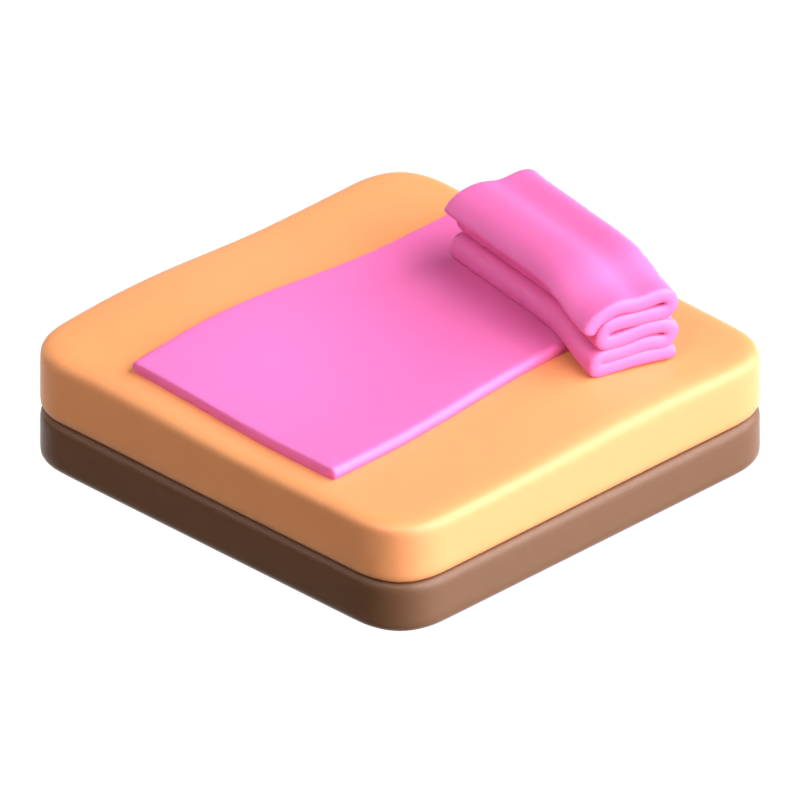 Beach Towel 3D Icon