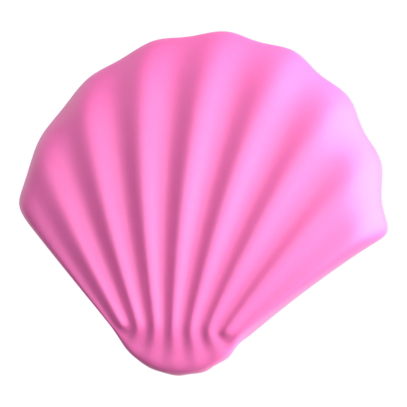 Seashell 3D Icon 3D Graphic