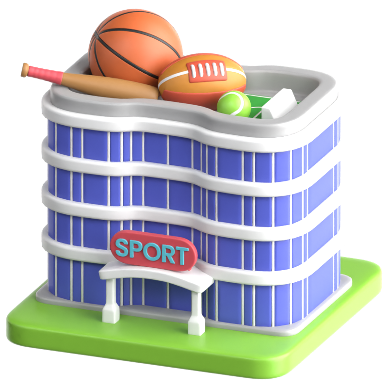 Athlete Village 3D Icon