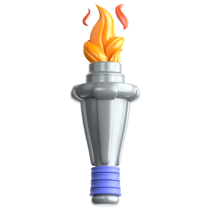 Torch 3D Icon 3D Graphic