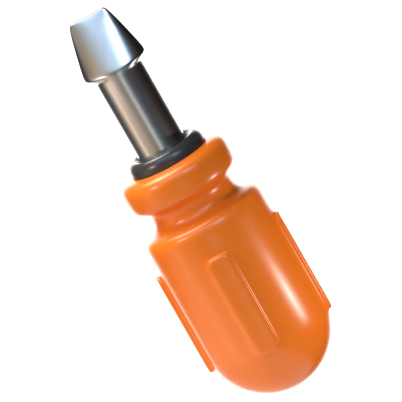 Screwdriver 3D Icon