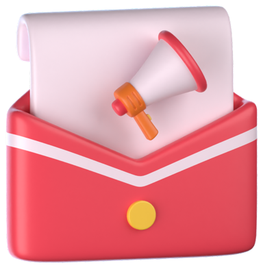 Email Marketing 3D Icon 3D Graphic