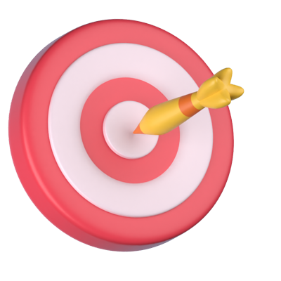 Target 3D Icon 3D Graphic