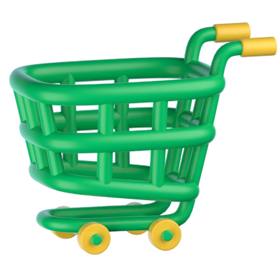 Shopping Cart 3D Icon 3D Graphic