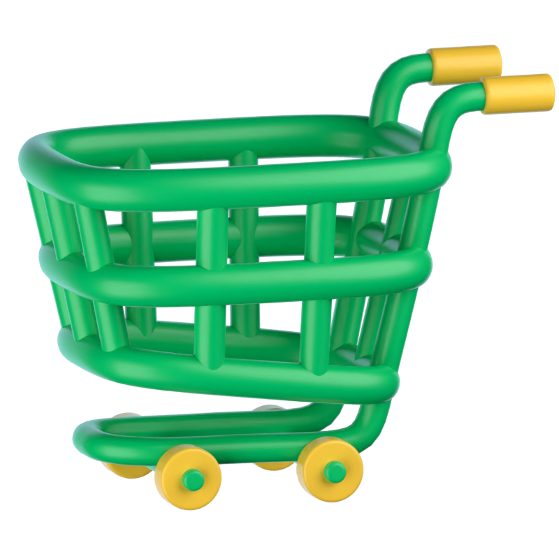 Shopping Cart 3D Icon