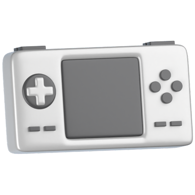 Gameboy 3D Icon 3D Graphic